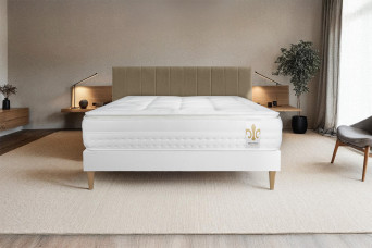 Matelas 140x200 cm Ressorts ensachés et Mémoire de forme - Vingt-Huit PLUS