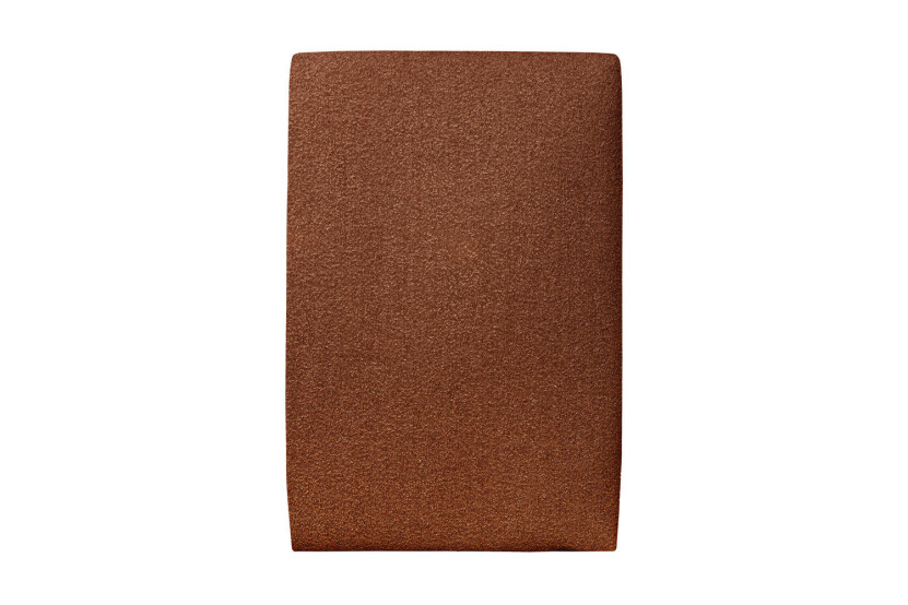 Tête de lit 90 cm Tapissée - Tissu Bouclette Terracotta