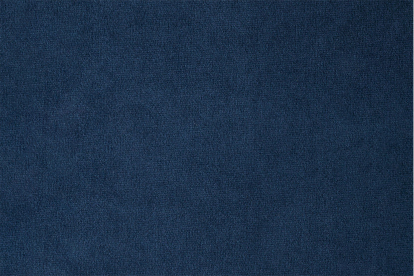 Lit 90x190 cm - Sommier à lattes H29 cm + tête de lit tapissée - Tissu Velours Bleu Océan