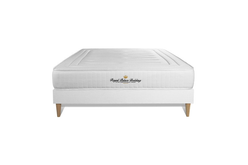 Ensemble Matelas Sommier 180x200 cm - Sommier Blanc (en kit) - Nottingham