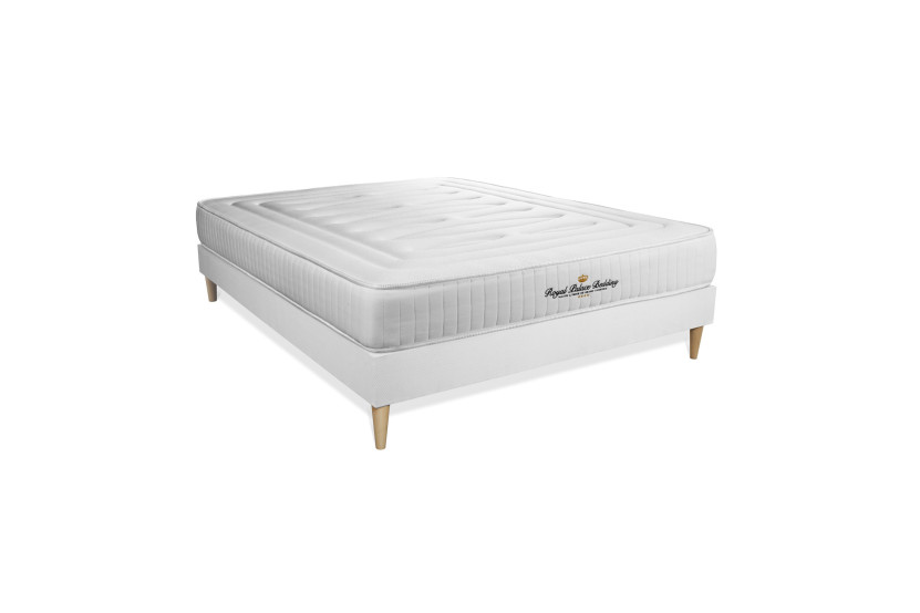 Ensemble Matelas Sommier 180x200 cm - Sommier Blanc (en kit) - Nottingham