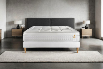Matelas 180x200 cm Ressorts ensachés et Mémoire de forme - Vingt-Huit