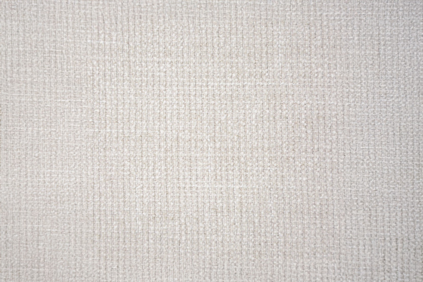 Lit 90x200 cm - Sommier à lattes H29 cm + tête de lit capitonnée - Tissu Toile natté Beige Clair