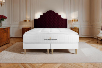 Ensemble Matelas Sommier 180x200 cm - 2 Sommiers Blanc - George V