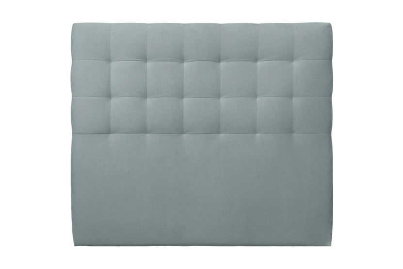 Tête de lit 200 cm Capitonnée - Tissu Velours Gris Bleute