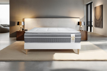 Matelas 140x200 cm Ressorts ensachés et Mémoire de forme - Trente PLUS