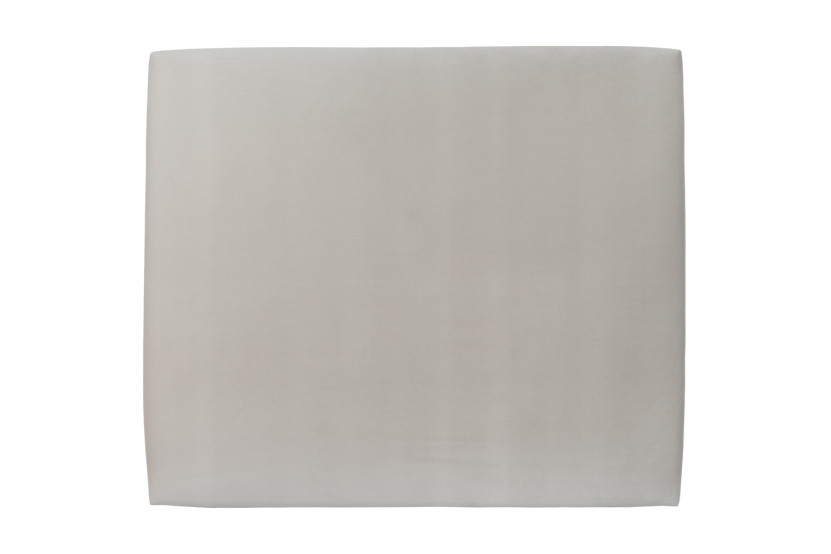 Tête de lit 140 cm Tapissée - Tissu Velours Gris Clair