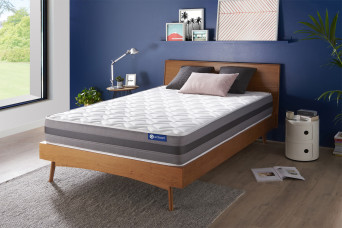 Matelas 140x190 cm Ressorts ensachés et Mémoire de forme - Actiflex Relax