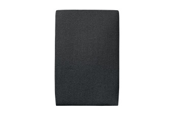 Tête de lit 90 cm Tapissée - Tissu Bouclette Noir