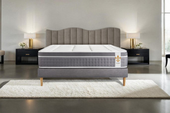 Matelas 140x200 cm Ressorts ensachés et Mémoire de forme - Trente