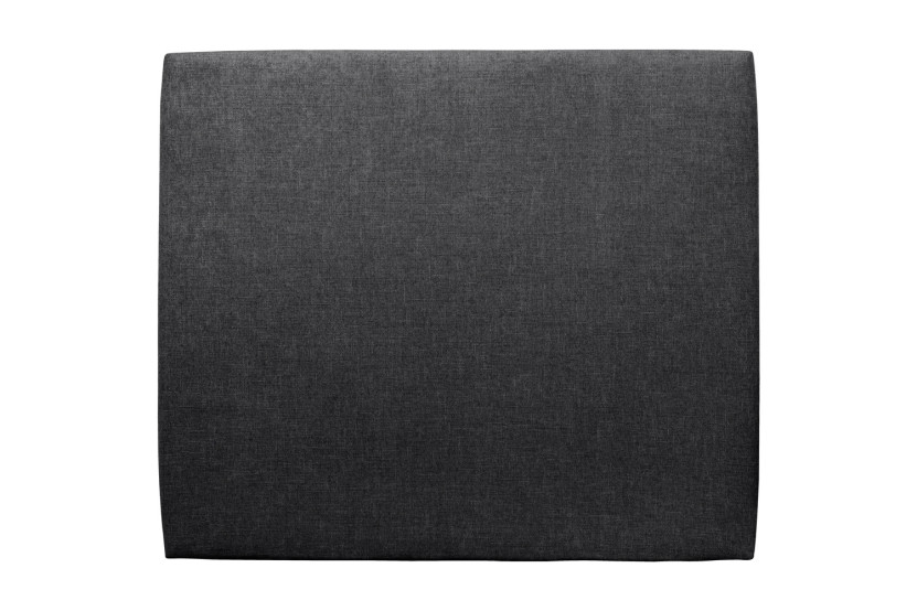 Tête de lit 180 cm Tapissée - Tissu Toile Natté Noir