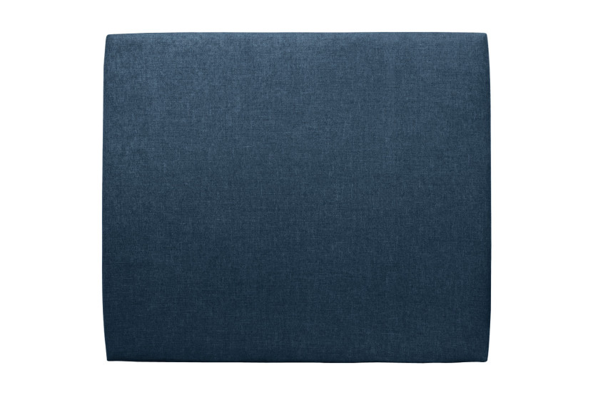 Tête de lit 200 cm Tapissée - Tissu Toile Natté Bleu Ocean