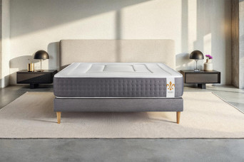Matelas 140x190 cm Ressorts ensachés et Mémoire de forme - Vingt-Six