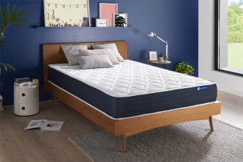 Matelas 200x200 cm Ressorts ensachés et Mémoire de forme - Actiflex Sleep
