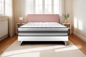 Matelas 180x200 cm Ressorts ensachés et Mémoire de forme - Vitalpower Recover