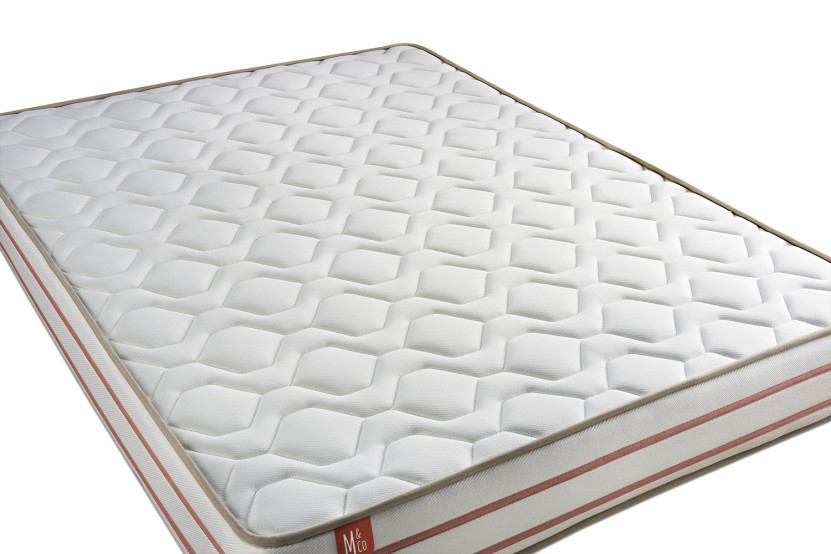 Ensemble Matelas Sommier 160x200 cm - 2 Sommiers Beige - Le Doux