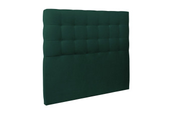 Tête de lit 160 cm Capitonnée - Tissu Velours Vert
