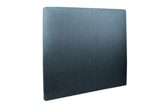 Tête de lit 200 cm Tapissée - Tissu Bouclette Bleu