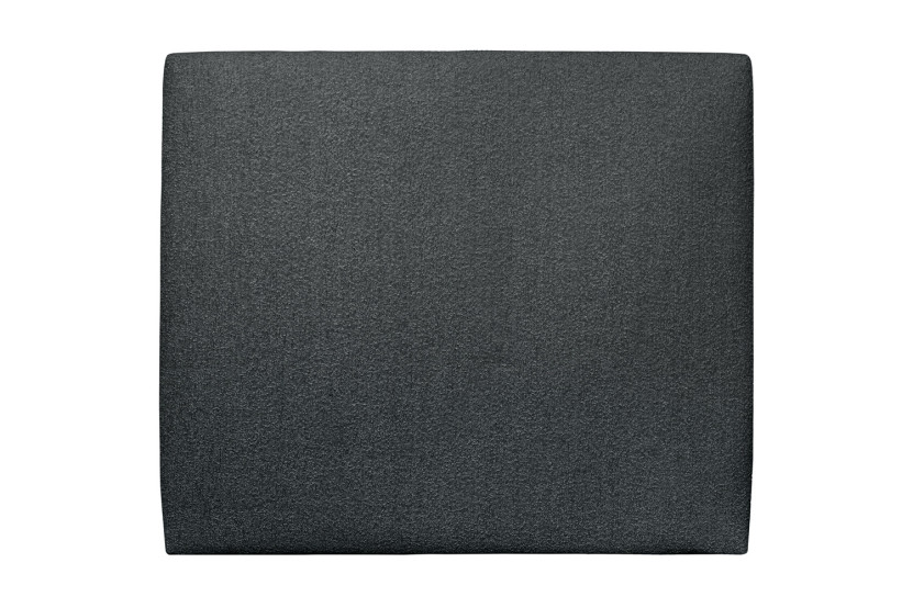 Tête de lit 200 cm Tapissée - Tissu Bouclette Noir