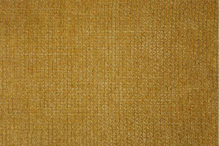 Lit 90x190 cm - Sommier tapissier H35 cm + tête de lit tapissée - Tissu Toile natté Jaune