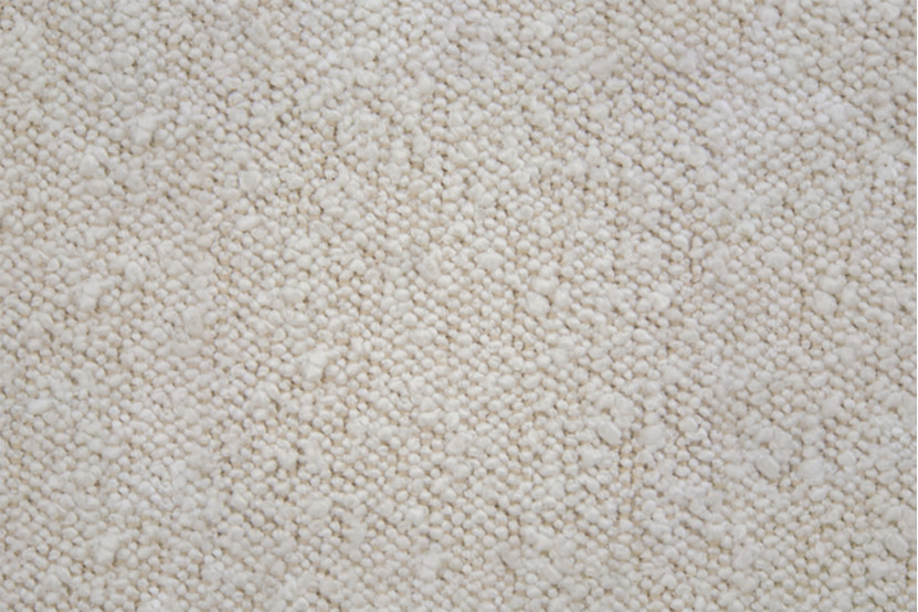 Tête de lit 200 cm Tapissée - Tissu Bouclette Beige Clair