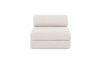 Fauteuil convertible et modulable - Tissu extérieur Beige clair