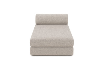 Méridienne convertible et modulable - Tissu extérieur Gris