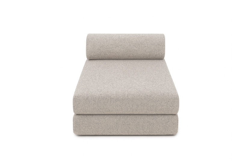 Méridienne convertible et modulable - Tissu extérieur Gris