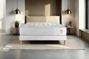 Matelas 180x200 cm Ressorts ensachés et Mémoire de forme - Vingt-Quatre