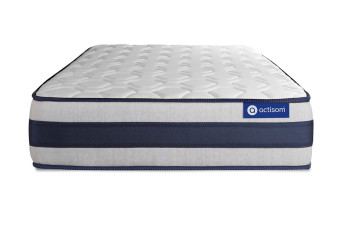 Matelas 80x200 cm Ressorts ensachés et Mémoire de forme - Actiflex Ergo