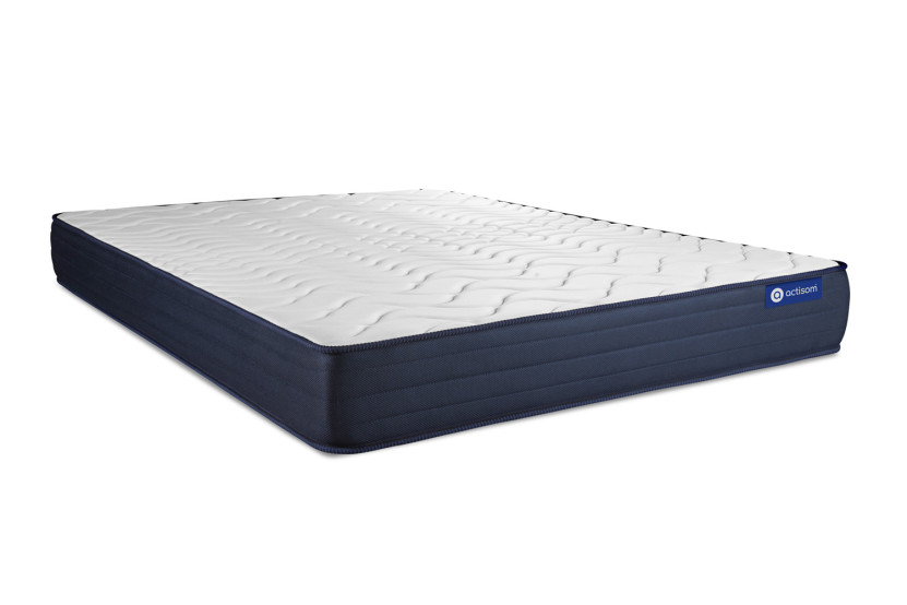 Ensemble Matelas Sommier 180x200 cm - Sommier Blanc (en kit) - Actiflex Life
