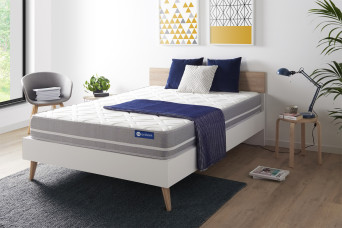 Matelas 200x200 cm Latex et mémoire de forme - Actilatex Touch