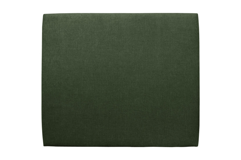 Tête de lit 140 cm Tapissée - Tissu Toile Natté Vert Kaki
