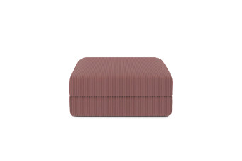Pouf convertible et modulable - Velours côtelé Rose