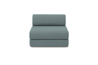 Fauteuil convertible et modulable - Tissu lisse Vert