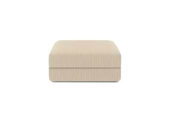 Pouf convertible et modulable - Velours côtelé Beige