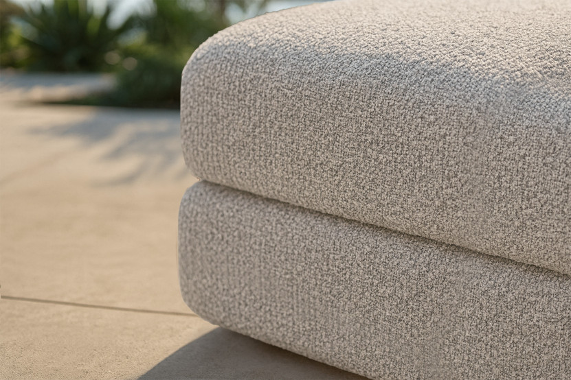 Pouf convertible et modulable - Tissu extérieur Gris