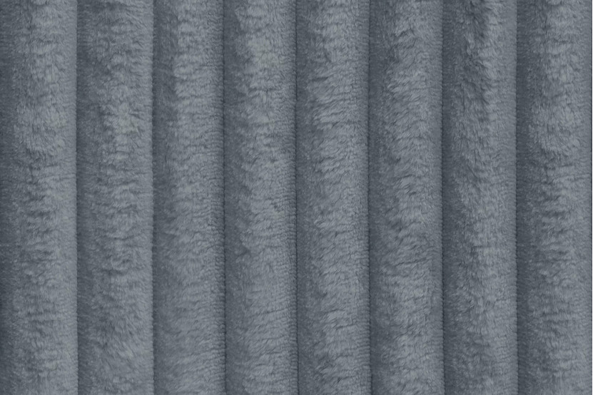 Canapé 6 places - 3 modules convertibles : Canapé 3 places + Fauteuil + Pouf - Velours côtelé XL Gris