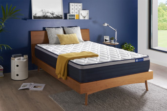 Matelas 135x200 cm Ressorts ensachés et Mémoire de forme - Actiflex Max