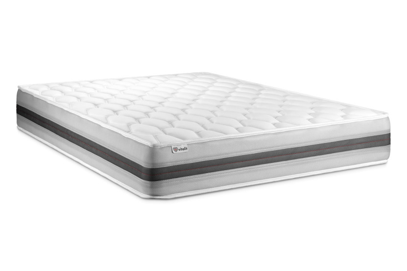 Matelas 150x200 cm Ressorts ensachés et Mémoire de forme - Vitalspring Recover