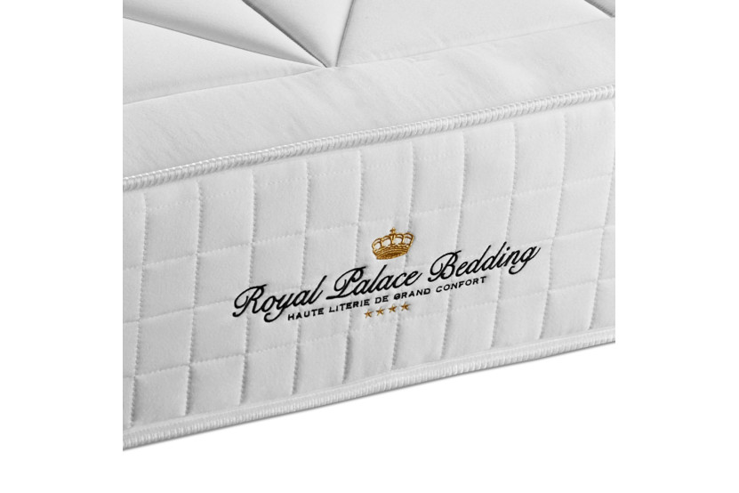 Ensemble Matelas Sommier 140x200 cm - Sommier Gris (déjà monté) - Windsor