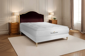 Matelas 200x200 cm Ressorts ensachés et Mémoire de forme - George V