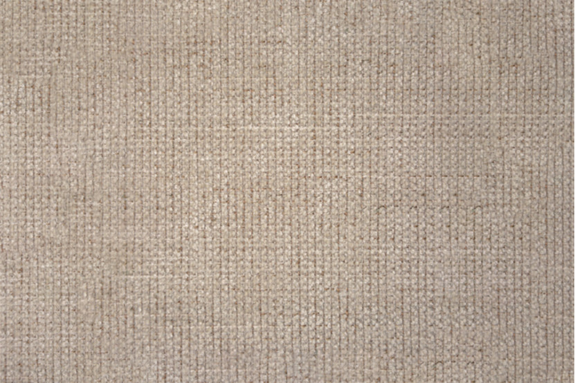 Lit 90x200 cm - Sommier tapissier H29 cm + tête de lit capitonnée - Tissu Toile natté Beige Brun