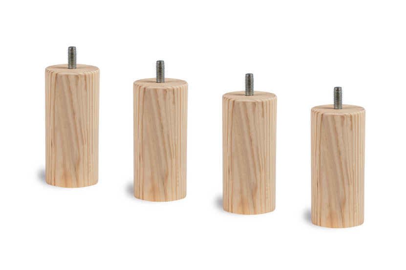 Lit coffre 180x200 cm avec Tête de lit tapissée - Tissu Velours Taupe