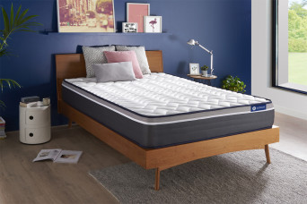 Matelas 200x200 cm Ressorts ensachés et Mémoire de forme - Actiflex Plus