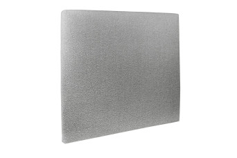 Tête de lit 200 cm Tapissée - Tissu Bouclette Gris