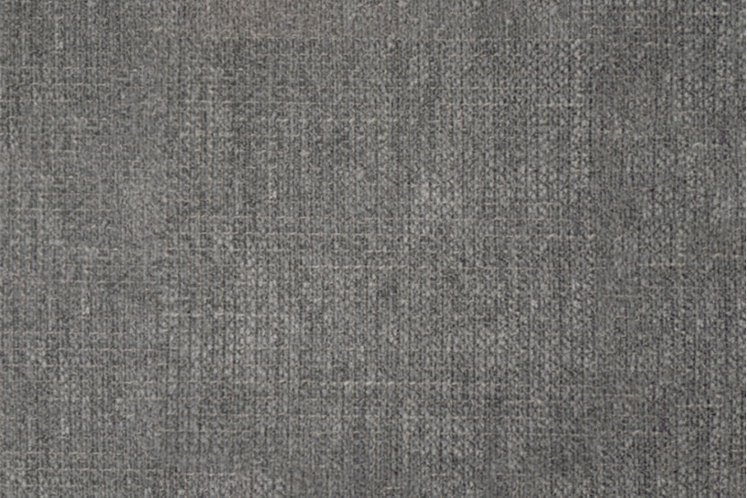 Lit 90x190 cm - Sommier tapissier H35 cm + tête de lit capitonnée - Tissu Toile natté Gris Anthracite